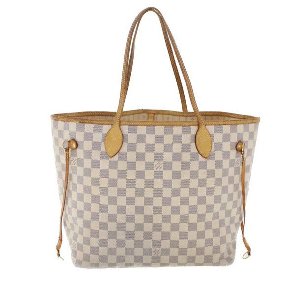 LOUIS VUITTON Damier Azur Neverfull MM Tote Bag - Picture 2 of 16